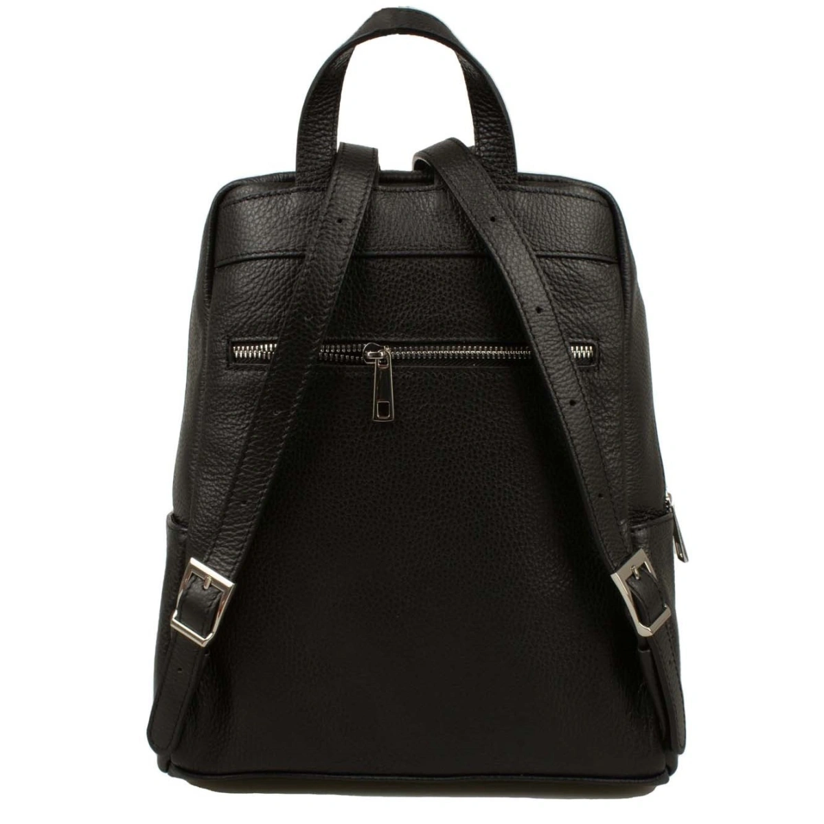 Rucsac dama din piele naturala Chiara Canotti CC1619, Negru, #3, Bagsy