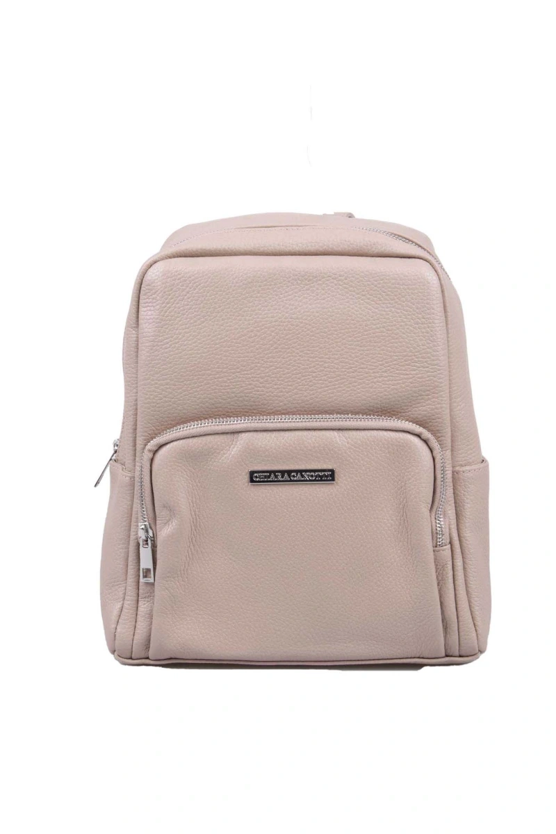 Rucsac dama din piele naturala Chiara Canotti CC1619, Roz prafuit, #1, Bagsy