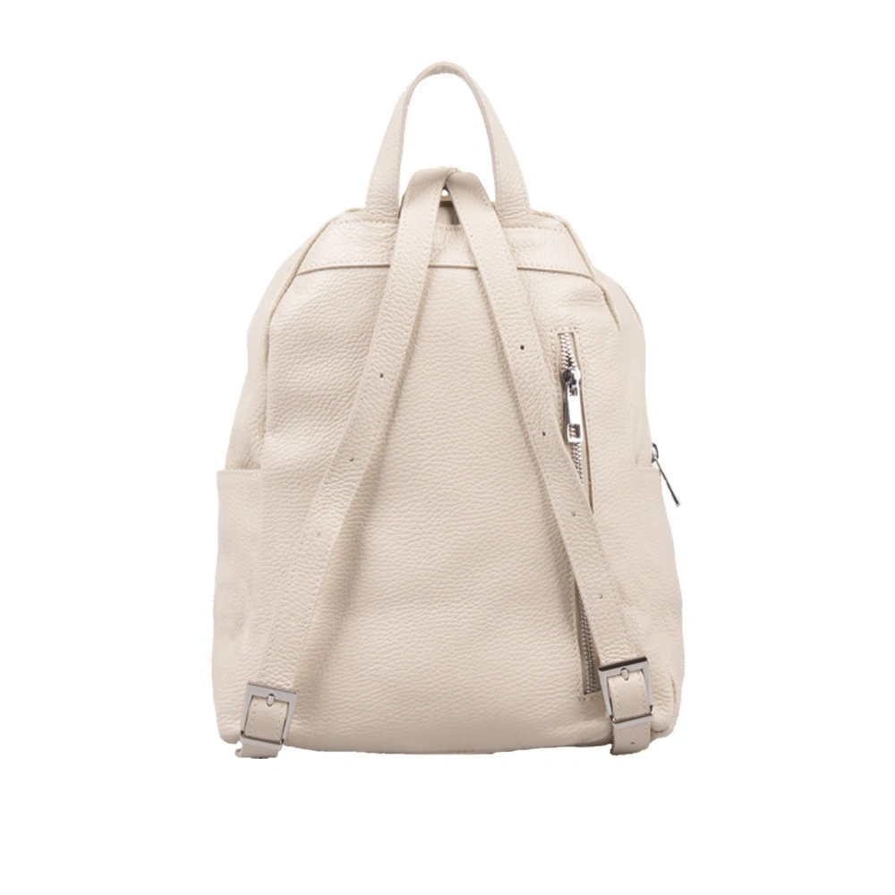 Rucsac dama din piele naturala Chiara Canotti CC1620, Bej, #2, Bagsy