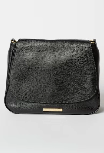 Geanta de umar din piele naturala Chiara Canotti CC1623, Negru, #1, Bagsy