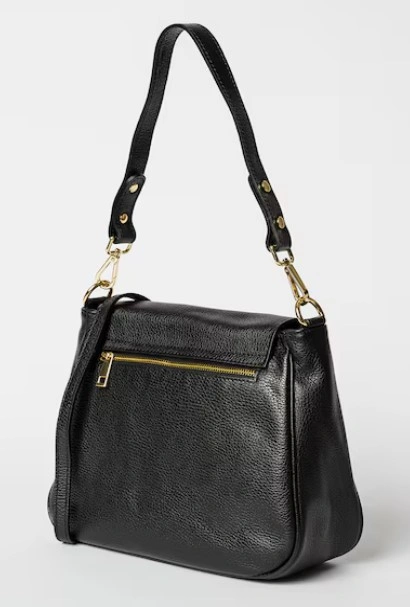 Geanta de umar din piele naturala Chiara Canotti CC1623, Negru, #2, Bagsy