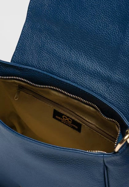 Geanta de umar din piele naturala Chiara Canotti CC1623, Albastru, #3, Bagsy