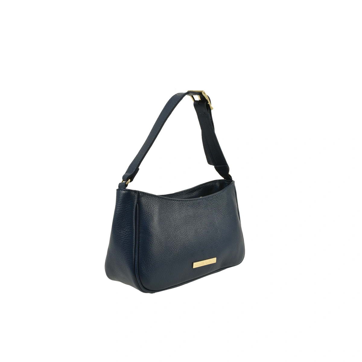 Geanta de umar din piele naturala Chiara Canotti CC1624, Albastru, #2, Bagsy