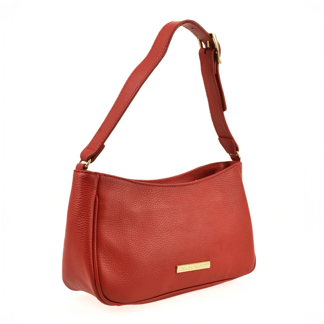 Geanta de umar din piele naturala Chiara Canotti CC1624, Rosu, #2, Bagsy