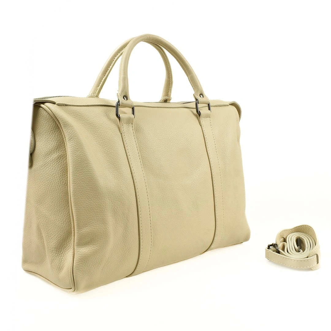 Geanta de umar din piele naturala Chiara Canotti CC1626, Bej, #3, Bagsy