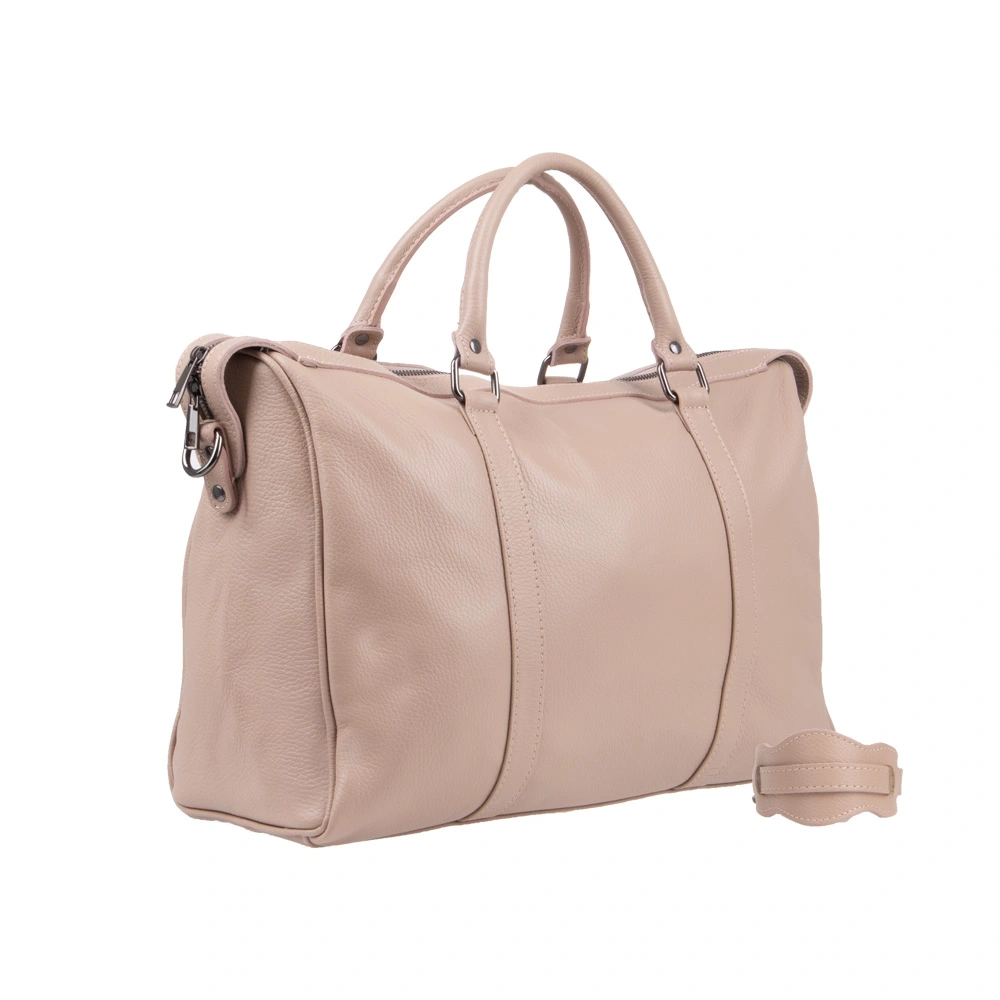 Geanta de umar din piele naturala Chiara Canotti CC1626, Roz prafuit, Nr. 2, Bagsy