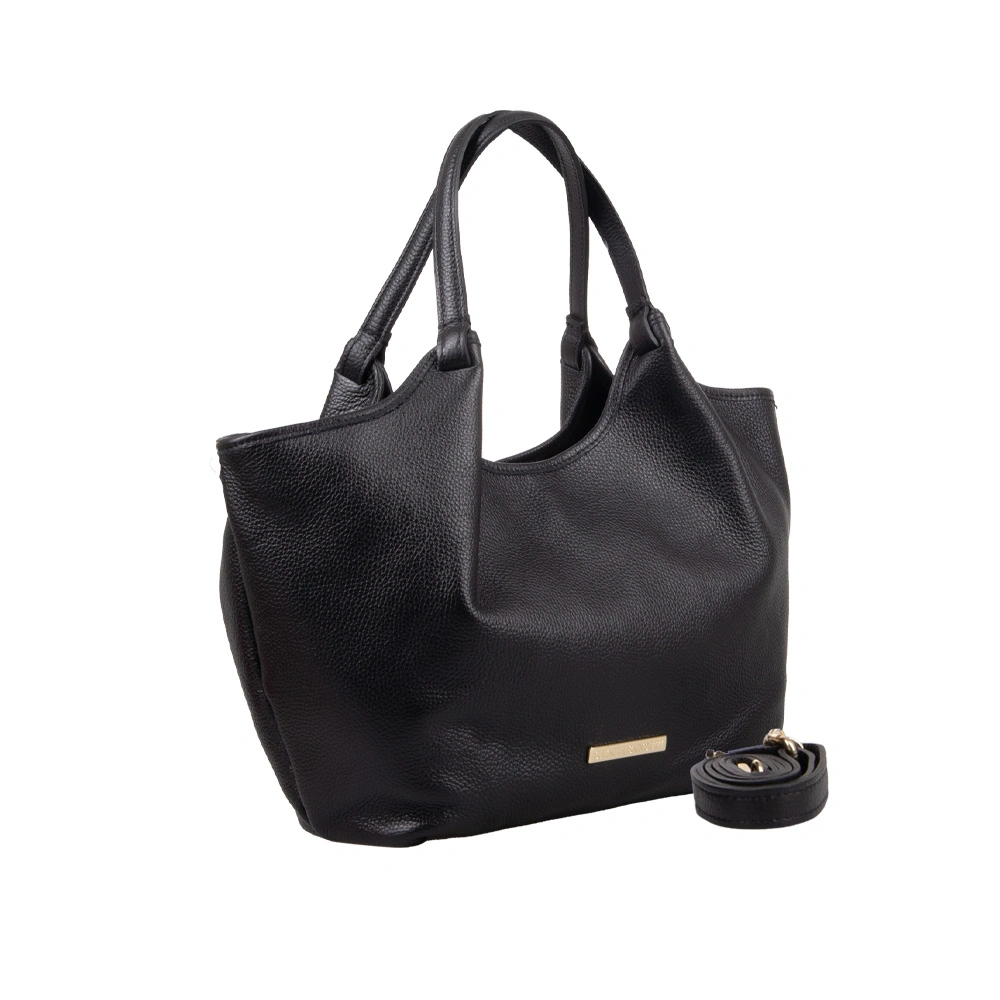 Geanta de umar din piele naturala Chiara Canotti CC1627, Negru, #3, Bagsy