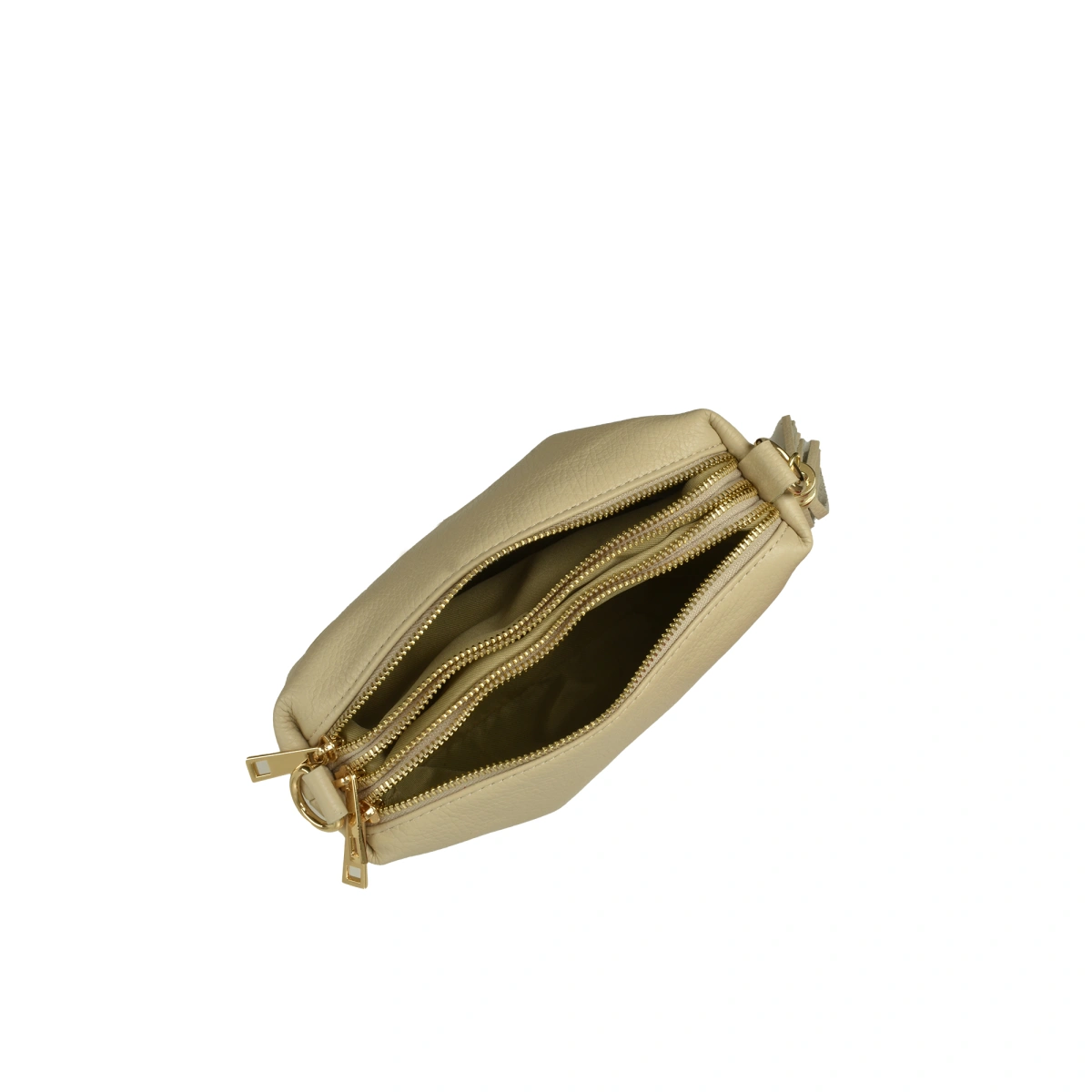 Geanta de umar din piele naturala Antonia Moretti AM1571, Bej, #4, Bagsy