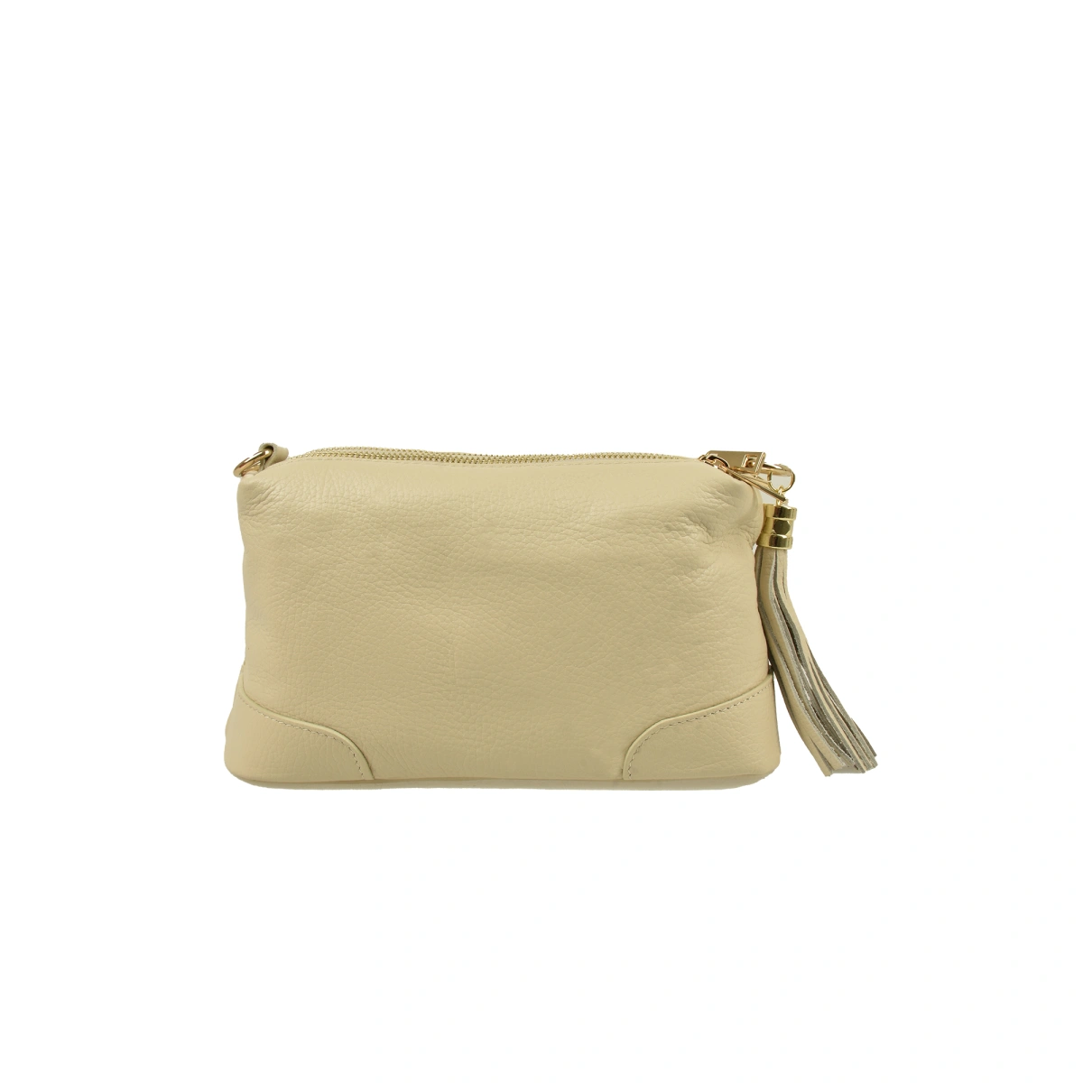 Geanta de umar din piele naturala Antonia Moretti AM1571, Bej, #3, Bagsy