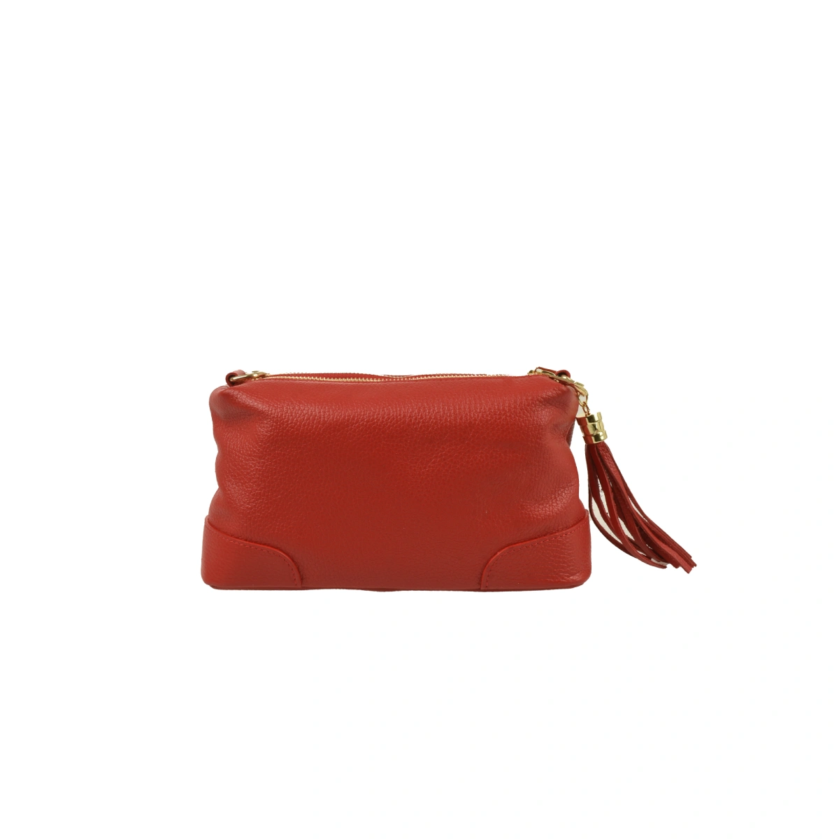 Geanta de umar din piele naturala Antonia Moretti AM1571, Rosu, #3, Bagsy