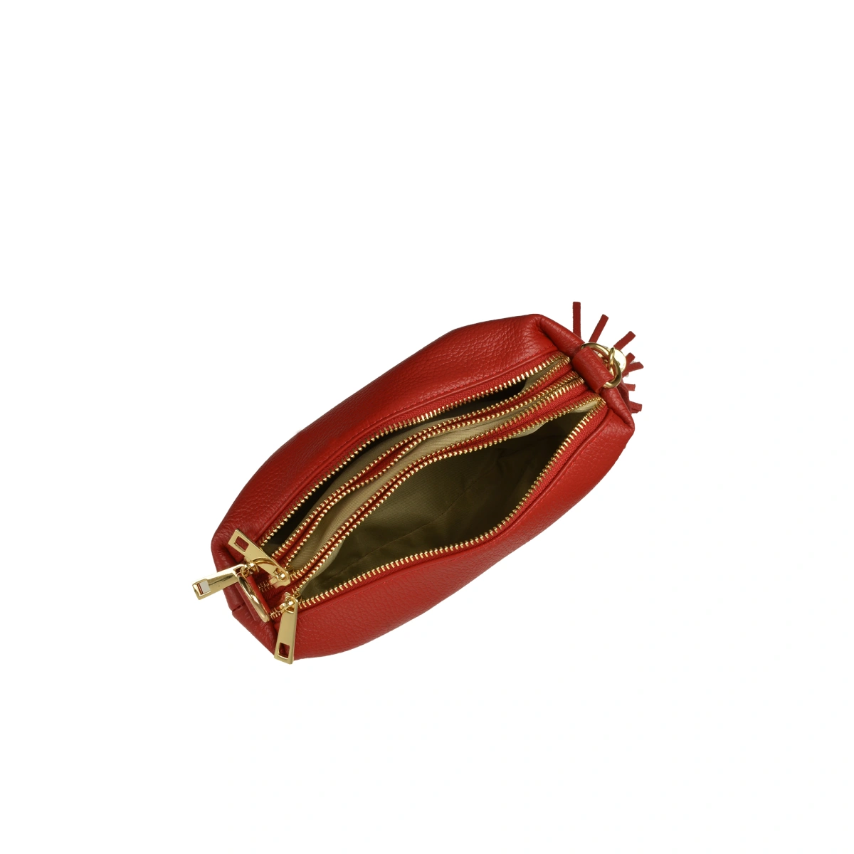 Geanta de umar din piele naturala Antonia Moretti AM1571, Rosu, #4, Bagsy