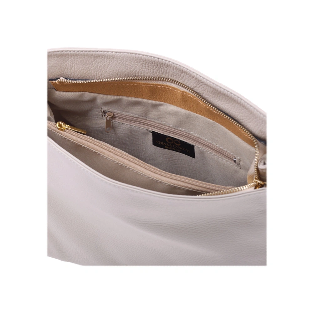 Geanta de umar din piele naturala Chiara Canotti CC1629, Bej, #3, Bagsy