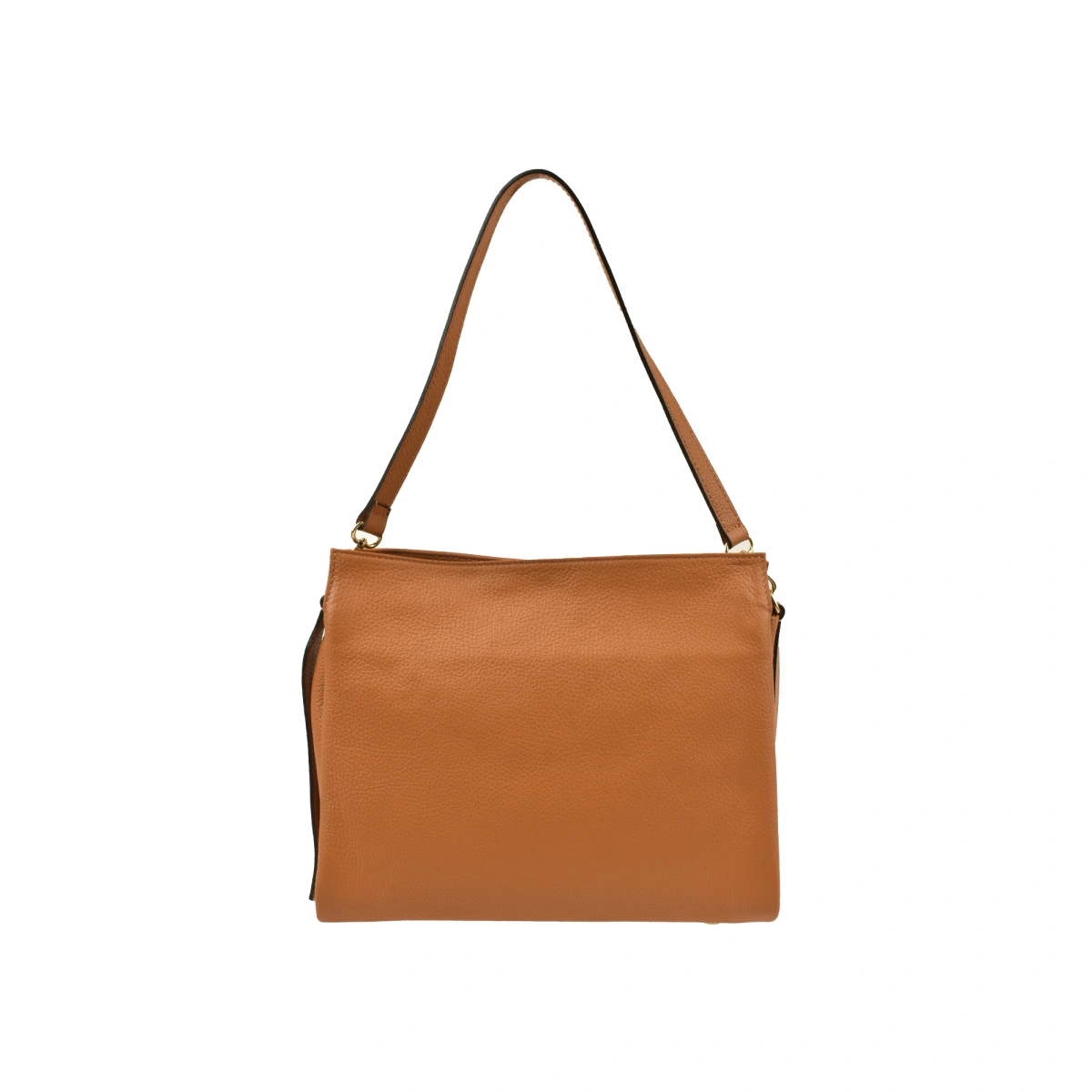 Geanta de umar din piele naturala Chiara Canotti CC1629, Cognac, Nr. 3, Bagsy