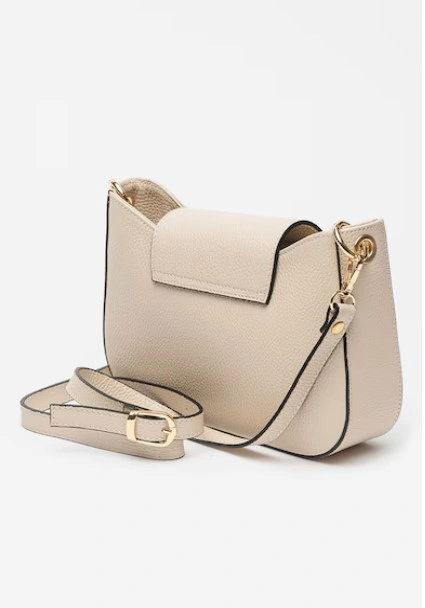 Geanta de umar din piele naturala Chiara Canotti CC1631, Beige, #2, Bagsy