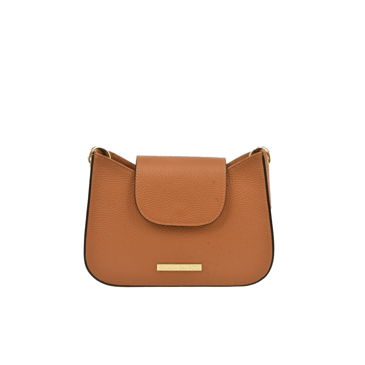Geanta de umar din piele naturala Chiara Canotti CC1631, Cognac, #1, Bagsy