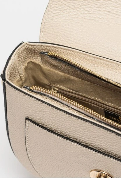 Geanta de umar din piele naturala Chiara Canotti CC1632, Bej, #4, Bagsy