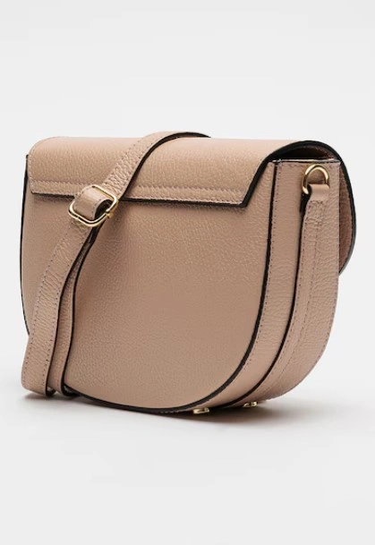 Geanta de umar din piele naturala Chiara Canotti CC1632, Roz prafuit, #2, Bagsy