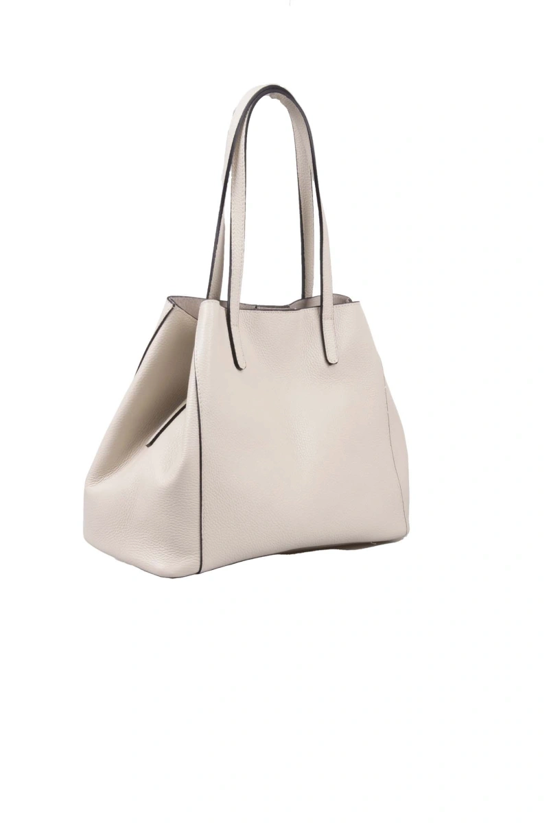 Geanta de umar din piele naturala Chiara Canotti CC1633, Bej, #2, Bagsy