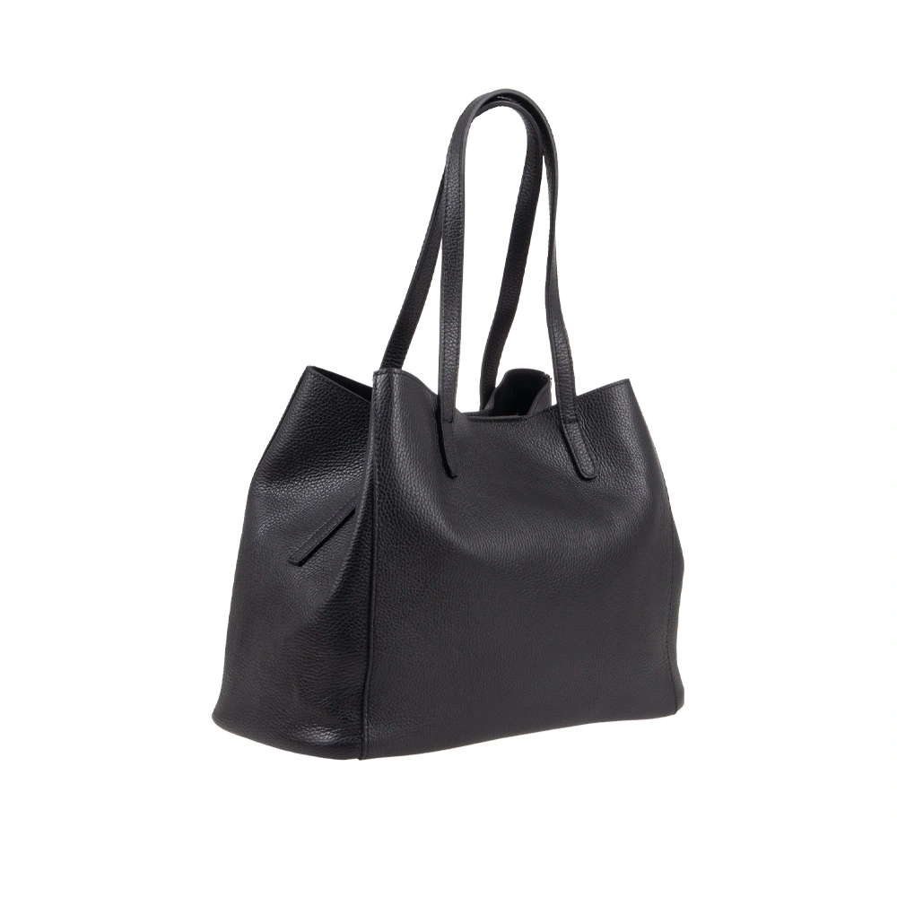 Geanta de umar din piele naturala Chiara Canotti CC1633, Negru, #2, Bagsy