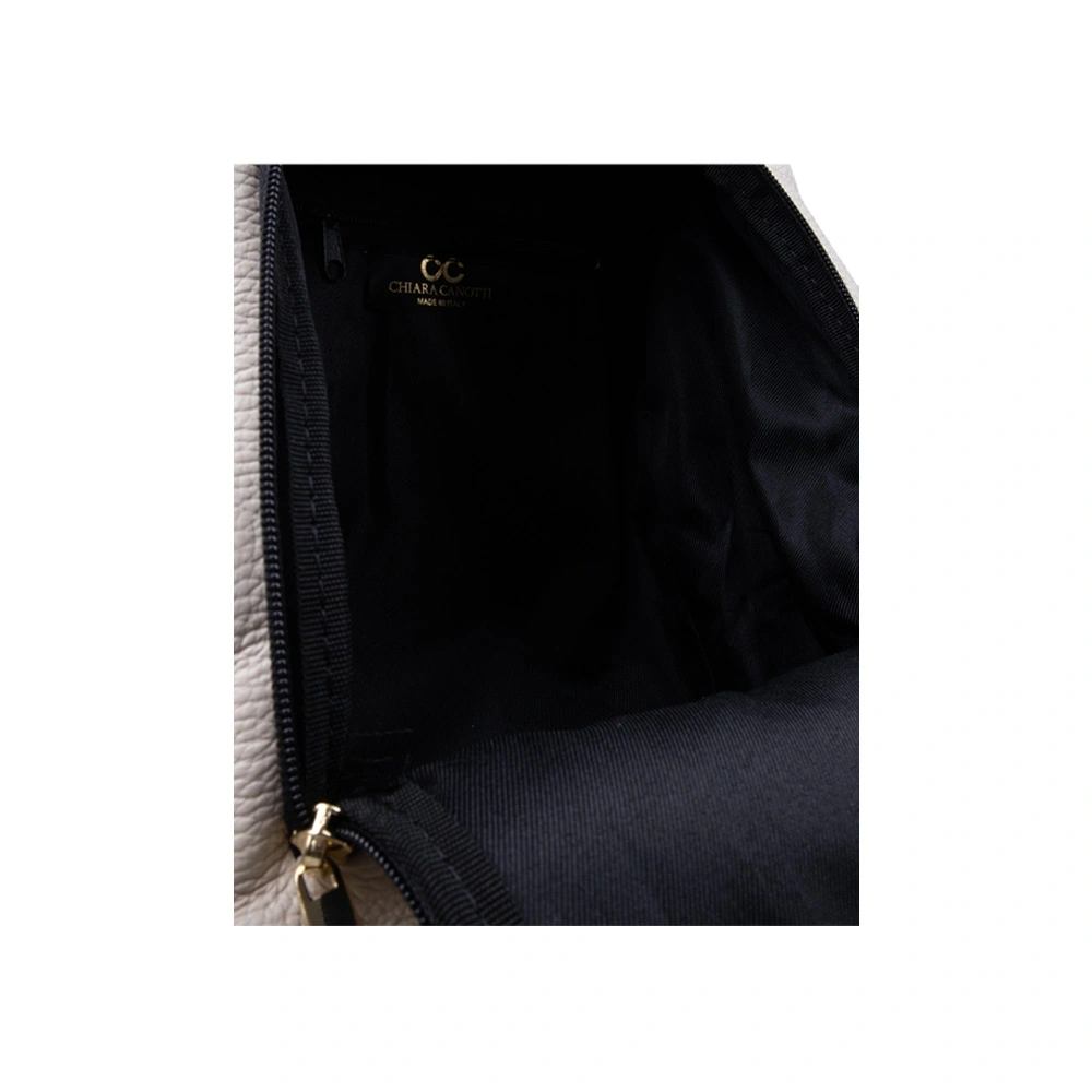 Rucsac dama din piele naturala Chiara Canotti CC1634, Bej, #4, Bagsy