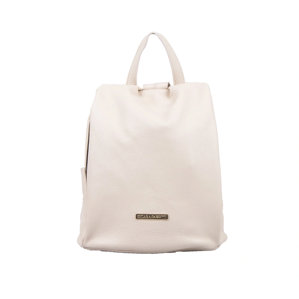 Rucsac dama din piele naturala Chiara Canotti CC1634, Bej, #1, Bagsy