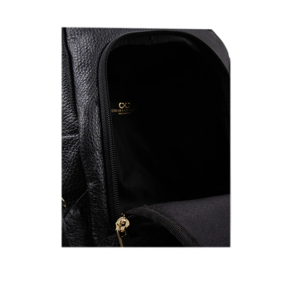 Rucsac dama din piele naturala Chiara Canotti CC1634, Negru, #3, Bagsy