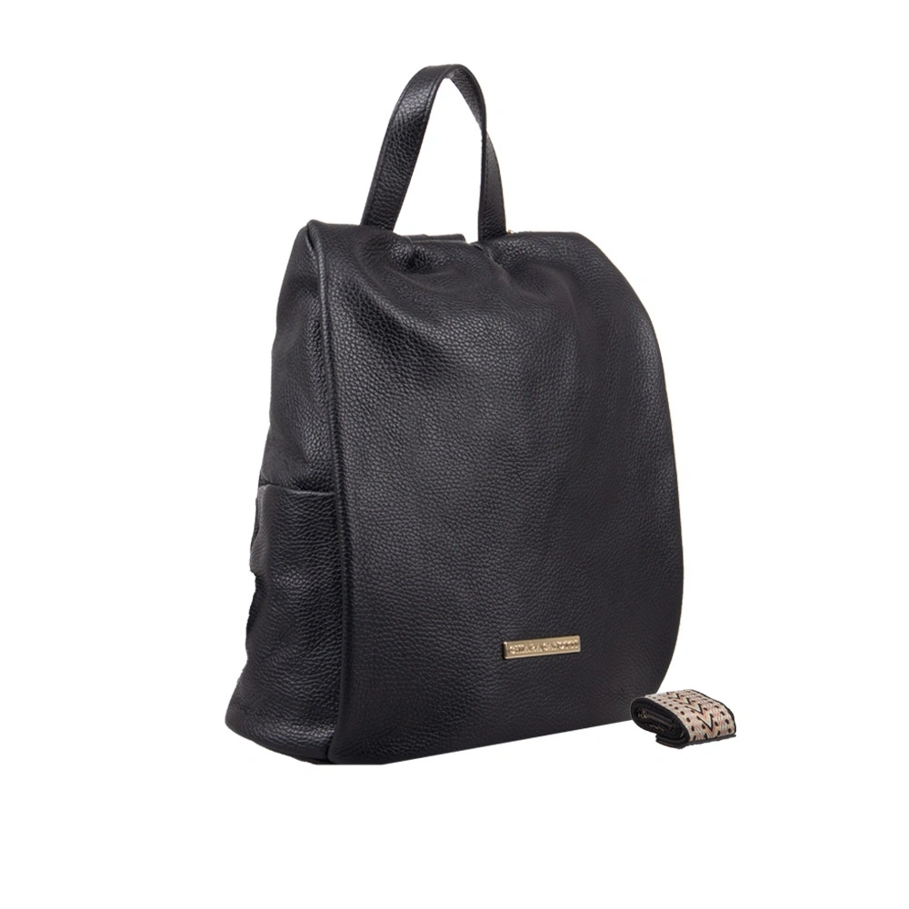 Rucsac dama din piele naturala Chiara Canotti CC1634, Negru, #2, Bagsy