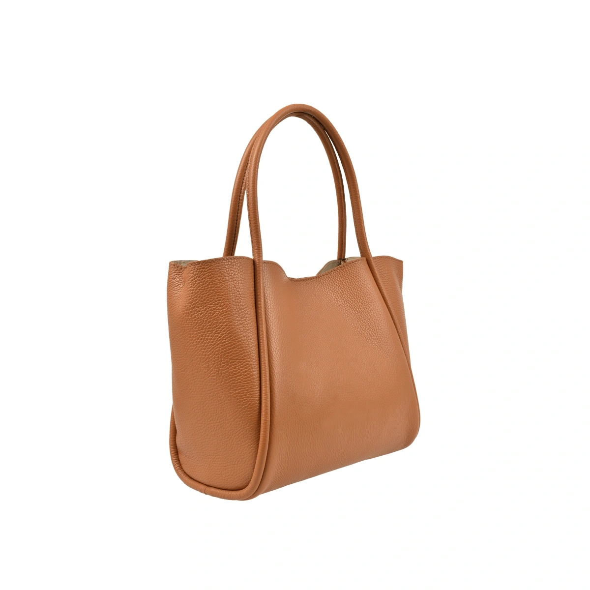 Geanta de umar din piele naturala Chiara Canotti CC1635, Cognac, Nr. 3, Bagsy