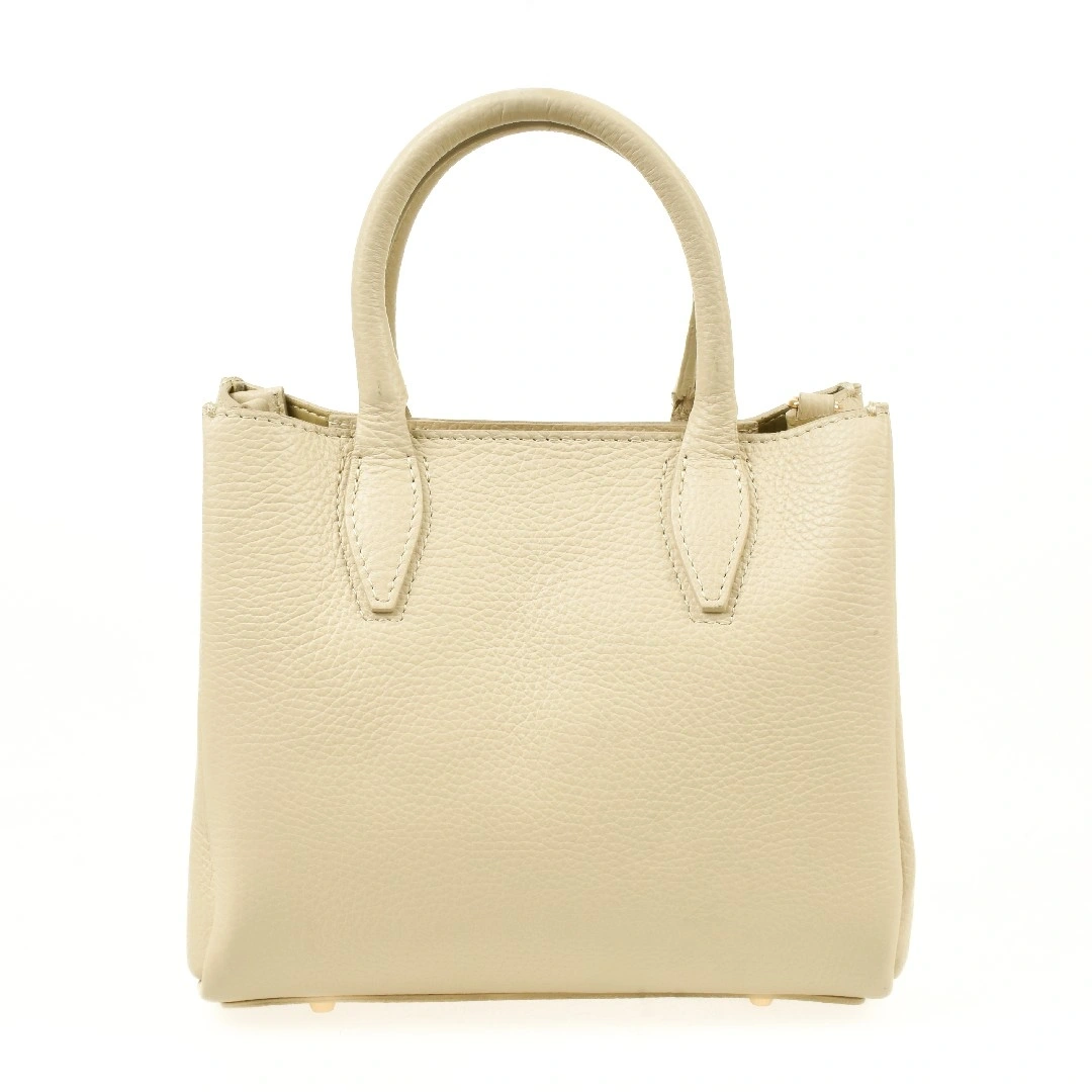 Geanta de mana din piele naturala Chiara Canotti CC1636, Bej, #3, Bagsy