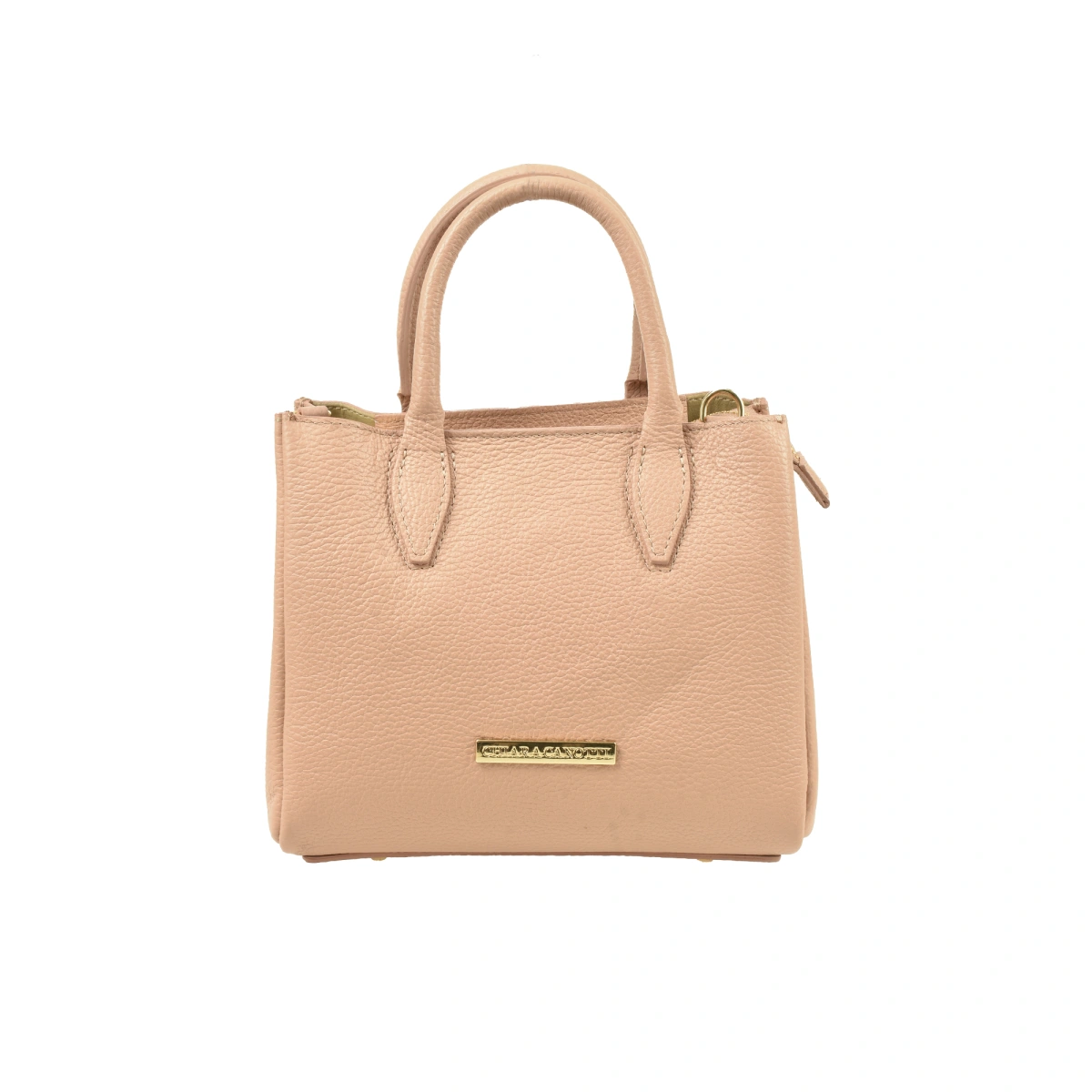 Geanta de mana din piele naturala Chiara Canotti CC1636, Roz prafuit, #1, Bagsy