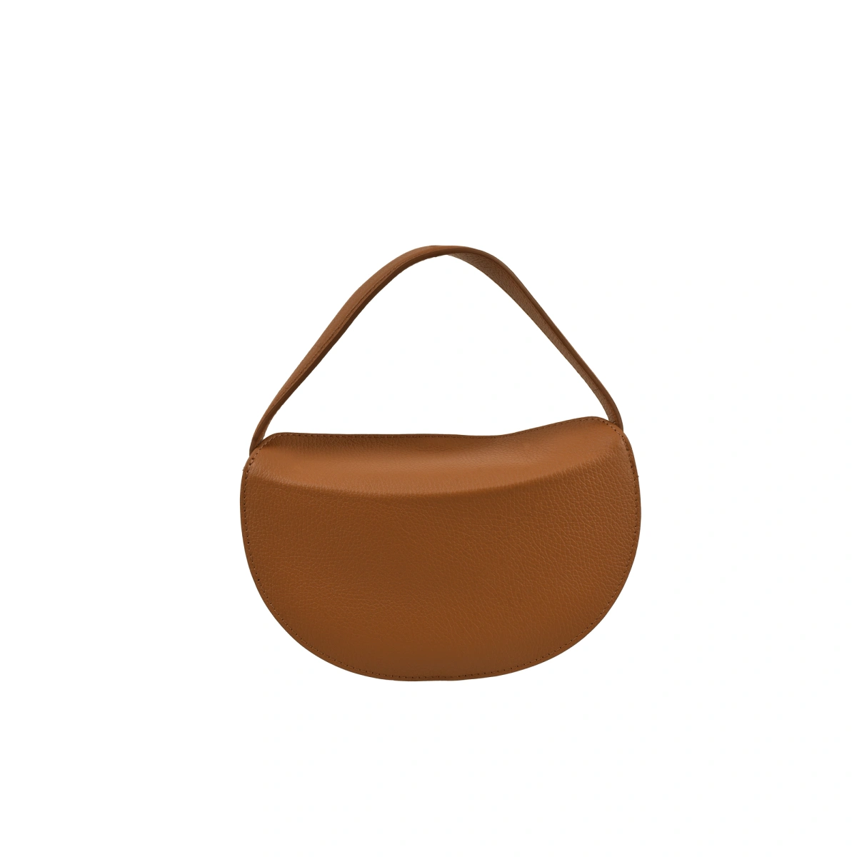 Geanta de umar din piele naturala Chiara Canotti CC1637, Cognac, #4, Bagsy