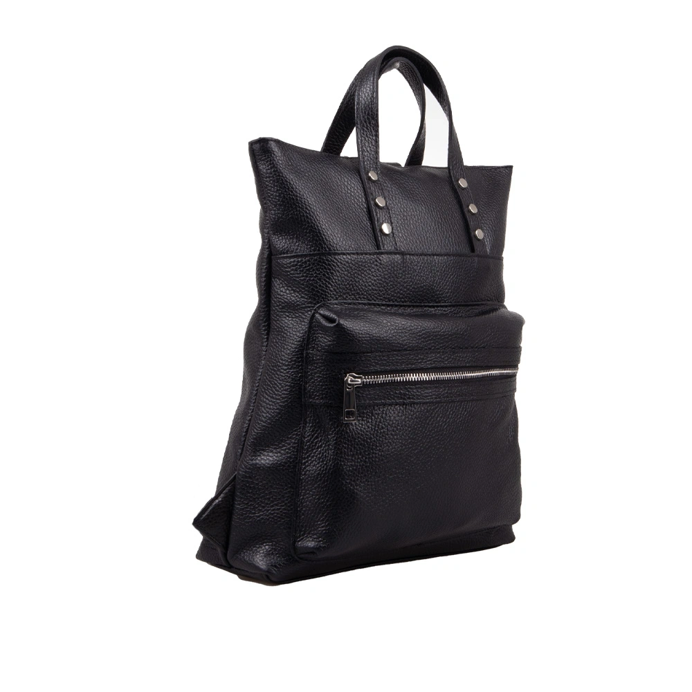 Rucsac dama din piele naturala Chiara Canotti CC1641, Negru, #3, Bagsy