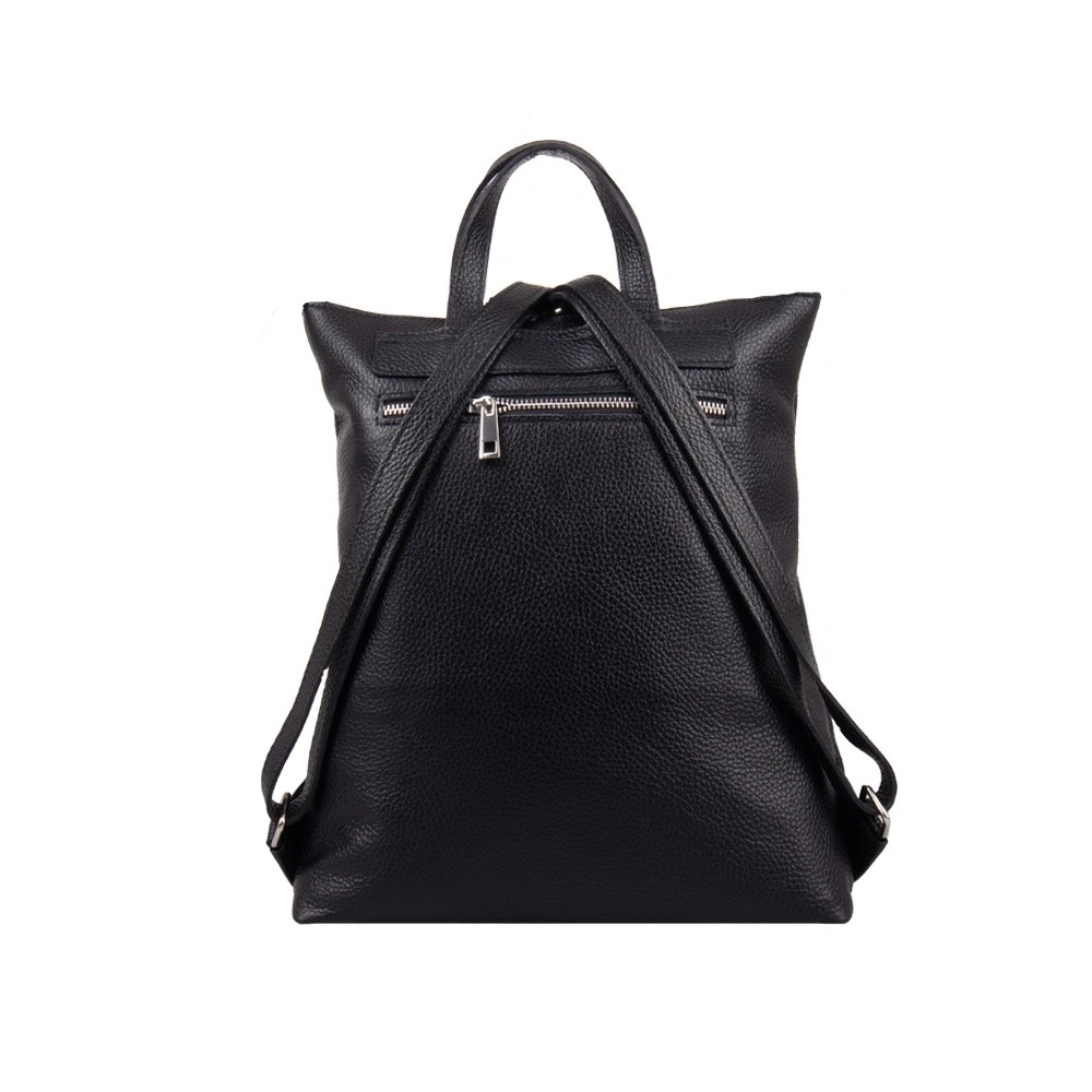 Rucsac dama din piele naturala Chiara Canotti CC1641, Negru, #2, Bagsy