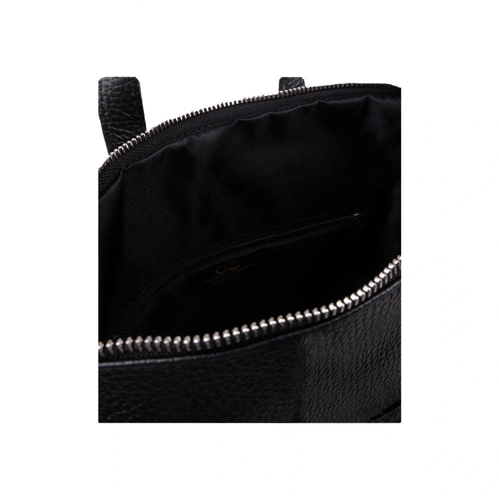 Rucsac dama din piele naturala Chiara Canotti CC1641, Negru, #4, Bagsy