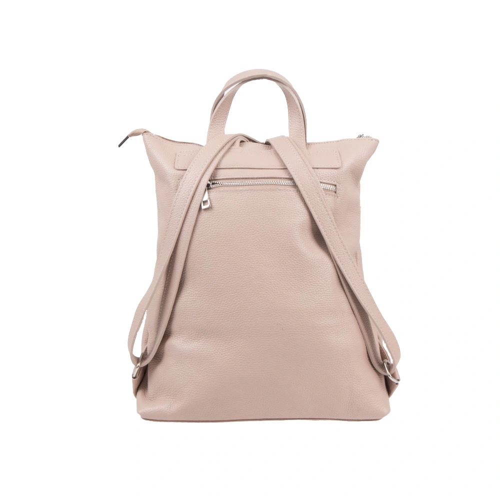 Rucsac dama din piele naturala Chiara Canotti CC1641, Roz prafuit, #3, Bagsy