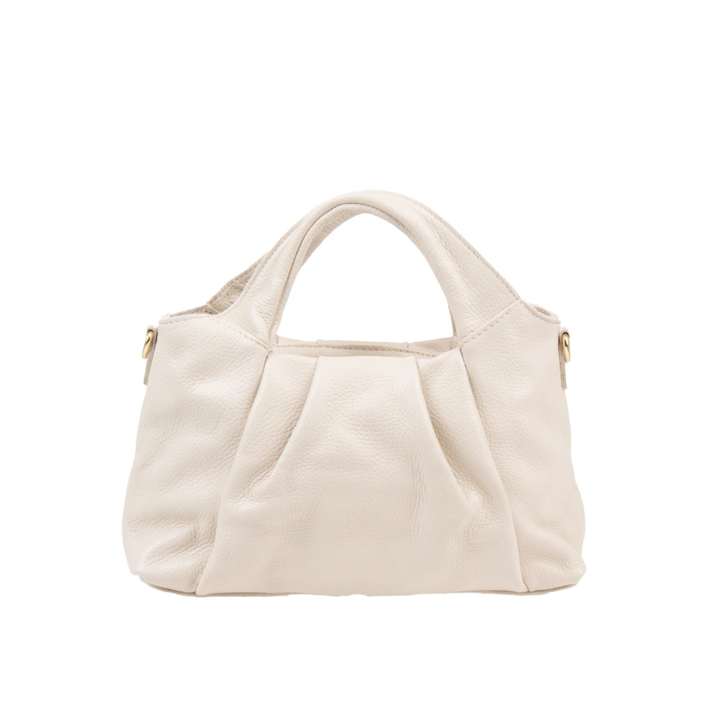 Geanta de umar din piele naturala Antonia Moretti AM1576, Bej, #1, Bagsy