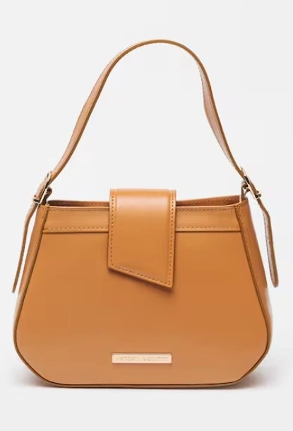 Geanta de umar din piele naturala Antonia Moretti AM1577, Cognac, #1, Bagsy