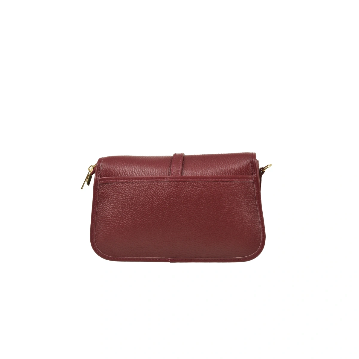 Geanta de umar din piele naturala Chiara Canotti CC1643, Visiniu, #3, Bagsy