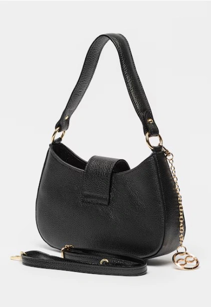 Geanta de umar din piele naturala Chiara Canotti CC1644, Negru, #3, Bagsy