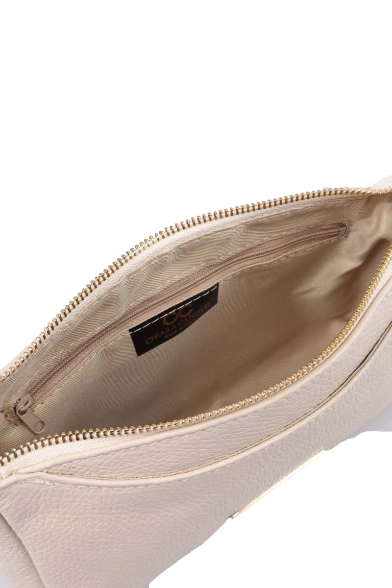 Geanta de umar din piele naturala Chiara Canotti CC1645, Bej, #3, Bagsy