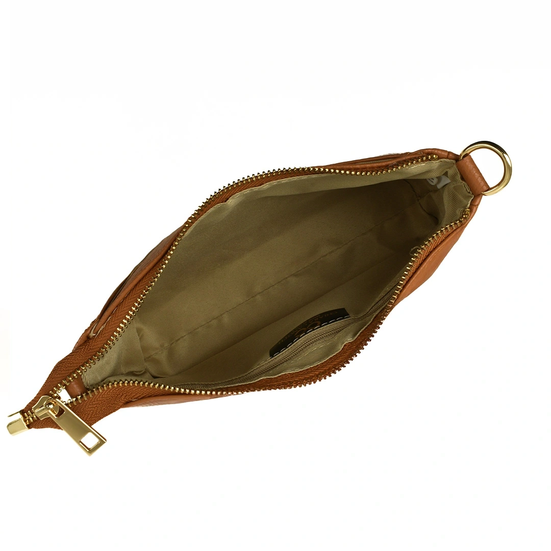 Geanta de umar din piele naturala Chiara Canotti CC1645, Cognac, #4, Bagsy