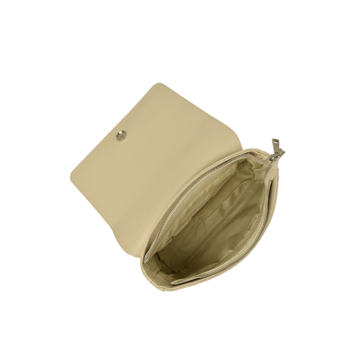 Geanta de umar din piele naturala Chiara Canotti CC1647, Bej, Nr. 4, Bagsy