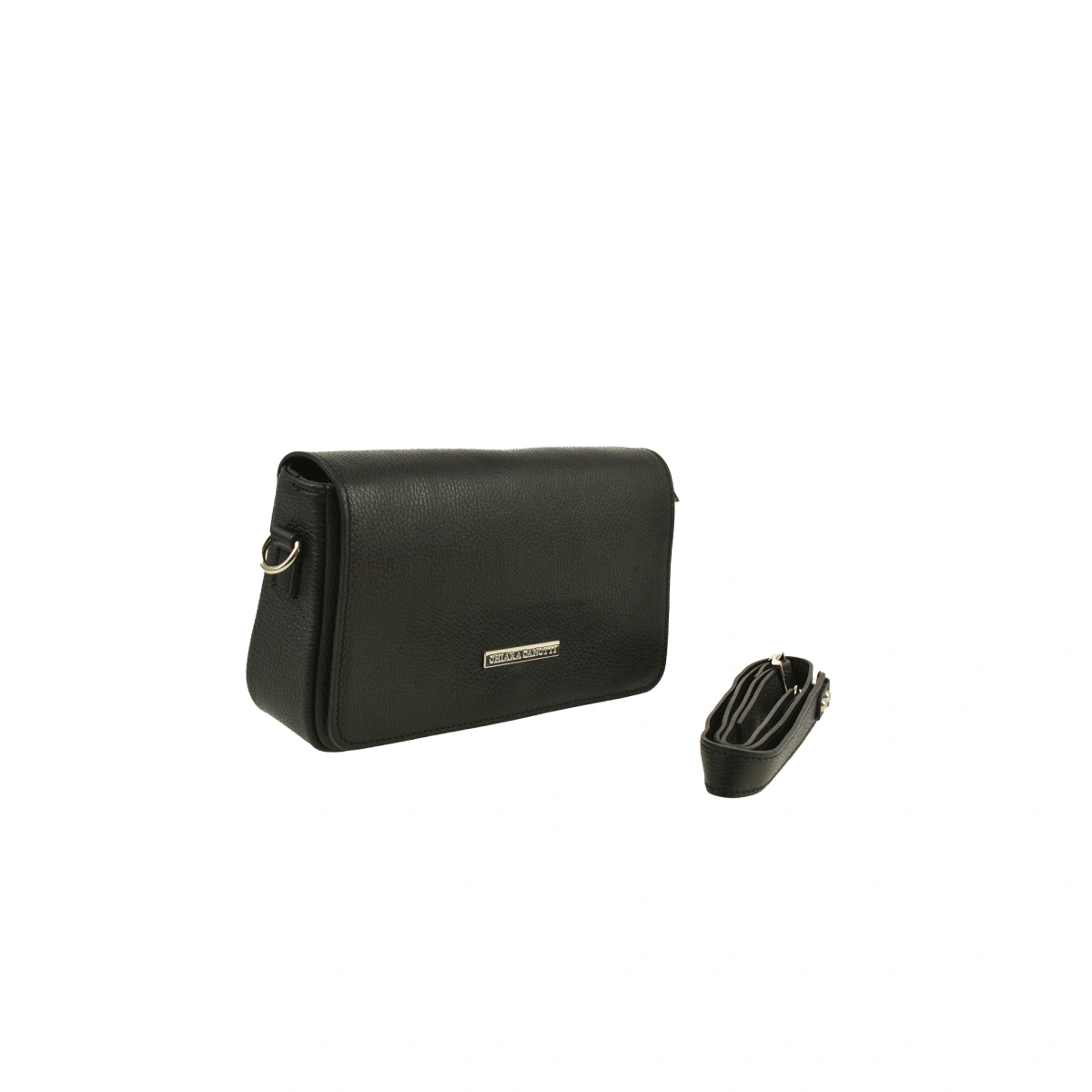 Geanta de umar din piele naturala Chiara Canotti CC1647, Negru, #2, Bagsy