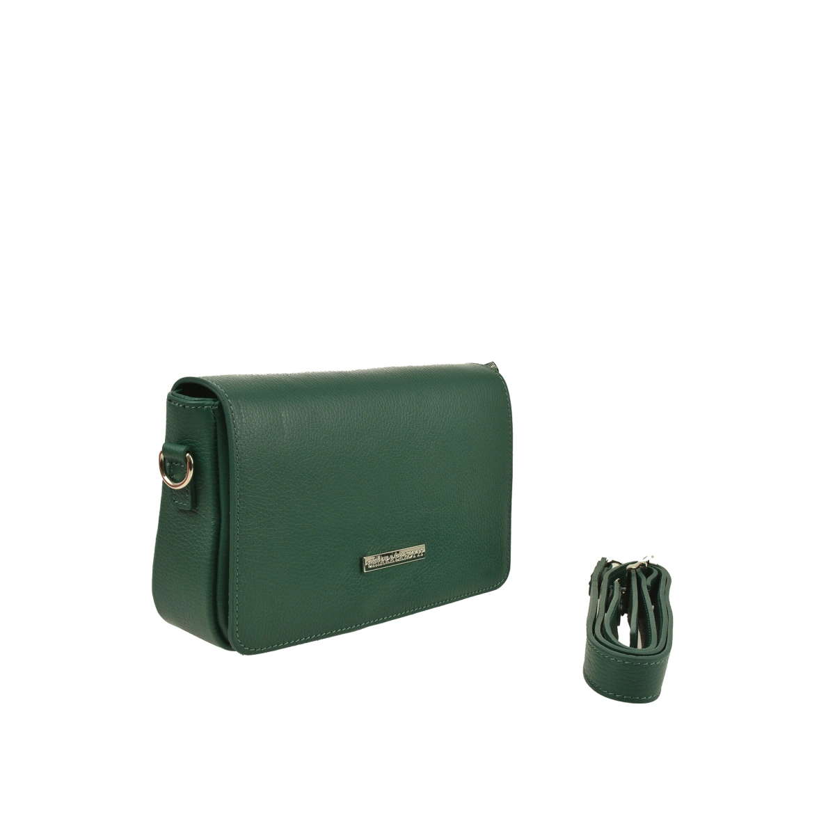 Geanta de umar din piele naturala Chiara Canotti CC1647, Verde, #2, Bagsy