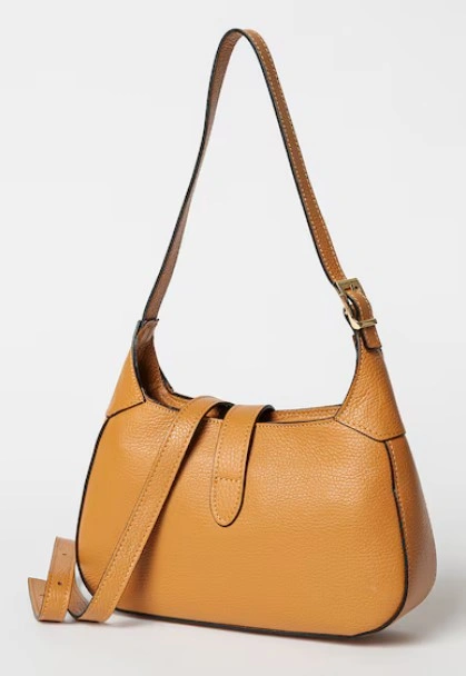 Geanta de umar din piele naturala Chiara Canotti CC1651, Cognac, #2, Bagsy