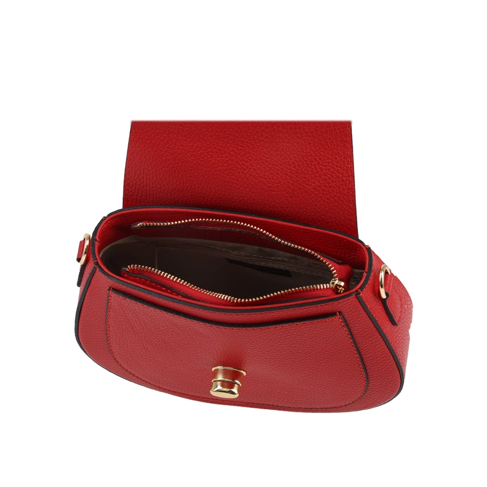 Geanta de umar din piele naturala Chiara Canotti  CC1652, Rosu, #4, Bagsy