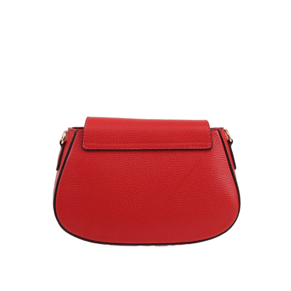 Geanta de umar din piele naturala Chiara Canotti  CC1652, Rosu, #2, Bagsy