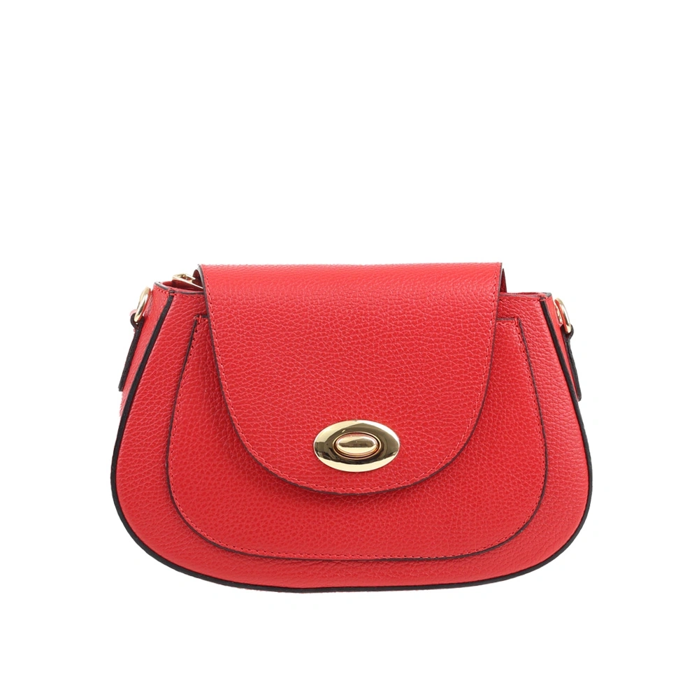 Geanta de umar din piele naturala Chiara Canotti  CC1652, Rosu, #1, Bagsy