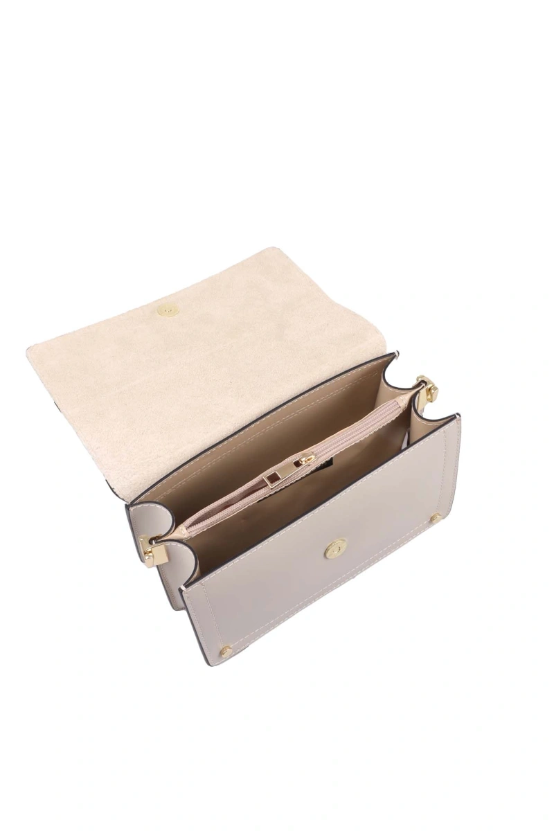 Geanta de umar din piele naturala Antonia Moretti AM1580, Bej, #4, Bagsy