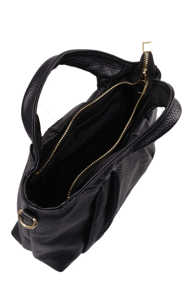 Rucsac dama din piele naturala Chiara Canotti CC1655, Negru, #4, Bagsy